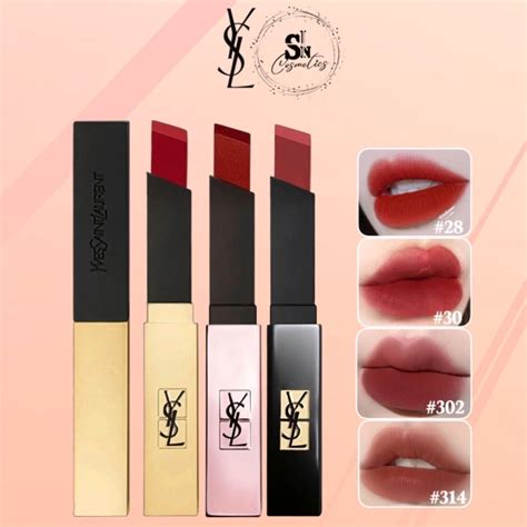 bảng màu son ysl slim matte leflair